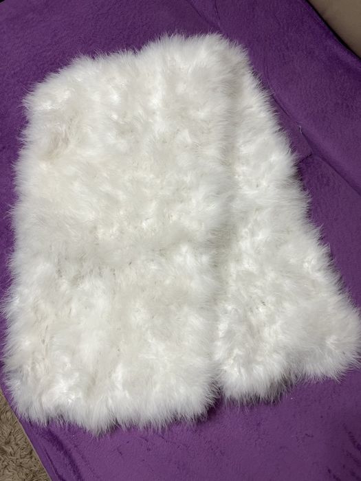 Накидка для нареченої з натурального лебединого пуху