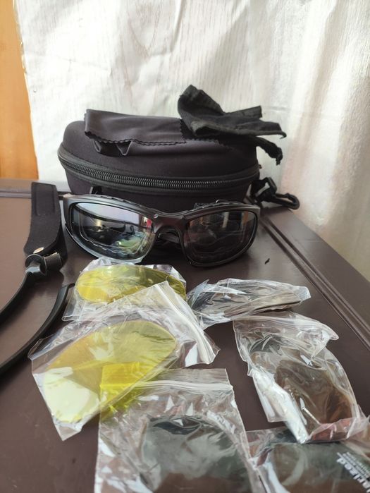 Нові тактичні/ спортивні окуляри Daisy Polarized X7 з 4 лінзами поляри