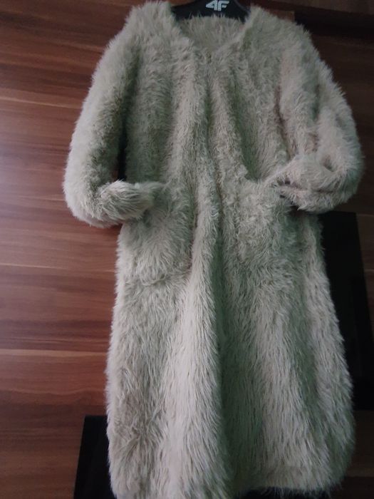 Długi alpakowy sweterek L