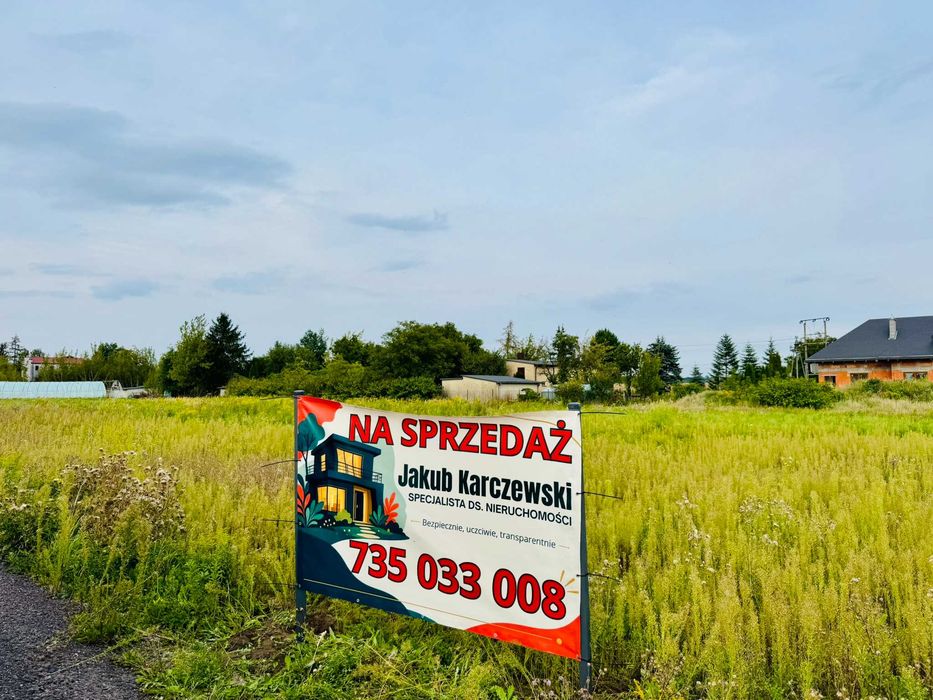 Działka budowlana 1147 m² Czubin – spokojna okolica, 5 km od Błonia, MPZP - Widok 5