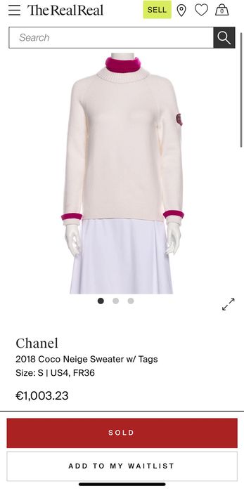 Chanel Coco Neige Pullover свитер оригинал