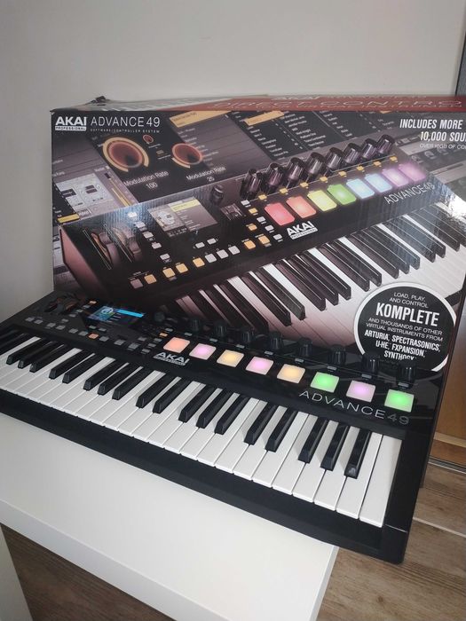 Klawiatura midi Akai Prof. Advance 49 + soft!
