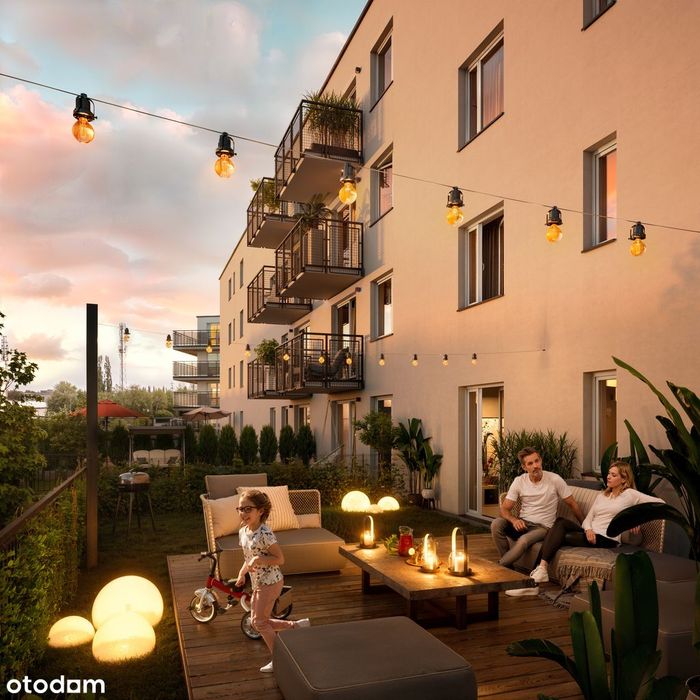 3-pokojowe mieszkanie 61m2 + balkon Bez Prowizji
