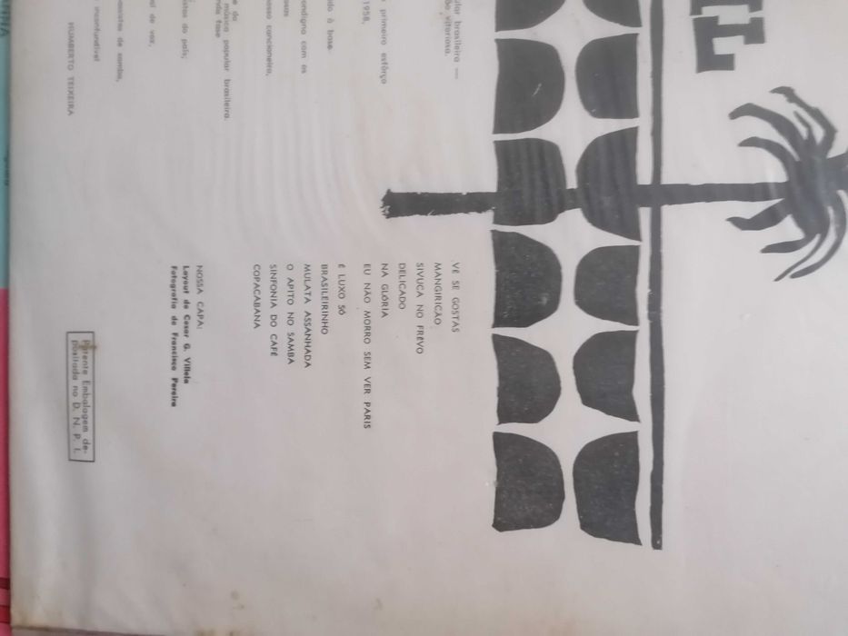 LP disco de vinil Ritmos do Brasil