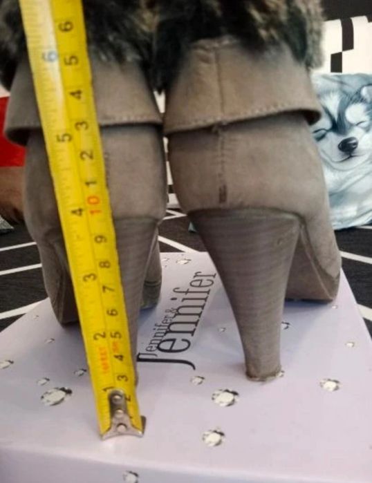 botki damskie na obcasie