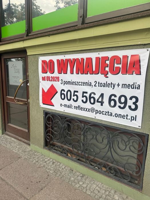 Lokal użytkowy do wynajęcia 60m2 Śródmieście