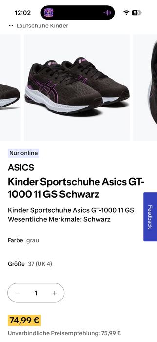Asics GT-1000 11 GS
