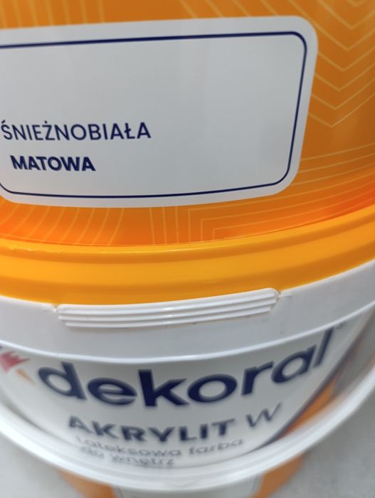 farba Dekoral 10l biała