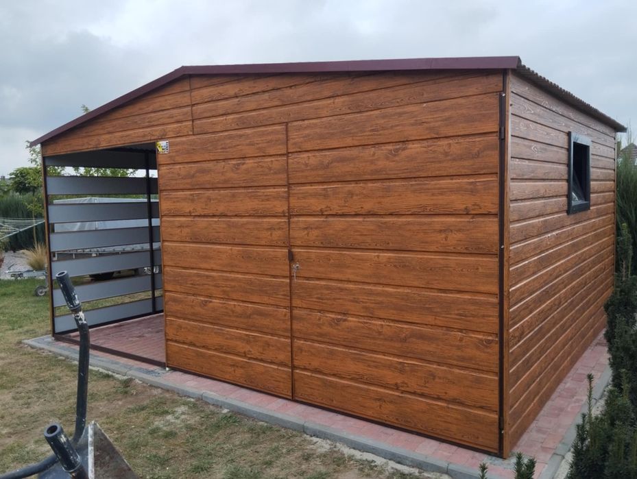 Garaże drewnopodobne premium
