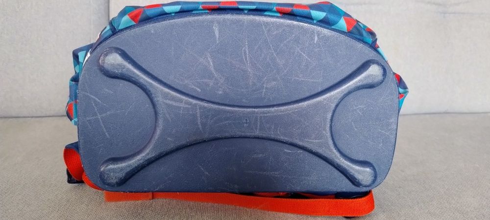 Plecak Tornister Szkolny Herlitz Niebieski Wzory Wzmocniony Spód