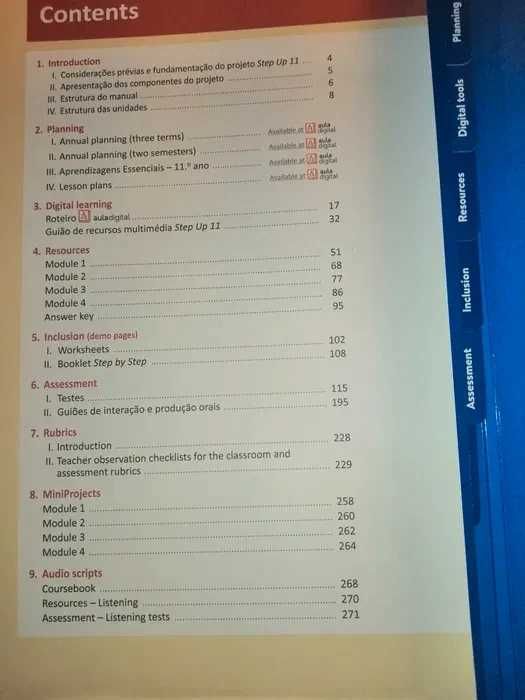 Step Up 11 - Inglês - 11º ano - Dossier do professor completo (manual+CA+Recursos do prof)*