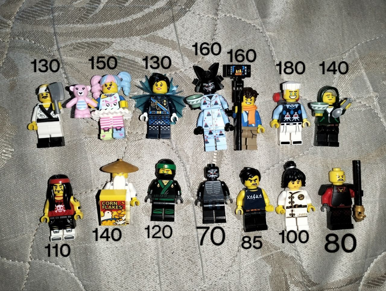 Фигурки лего ниндзяго Lego ninjago minifigures минифигурки: 110 грн ...