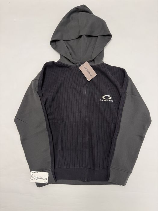 зип худи Balenciaga Infinity logo cotton zip S M l vetements maison ma