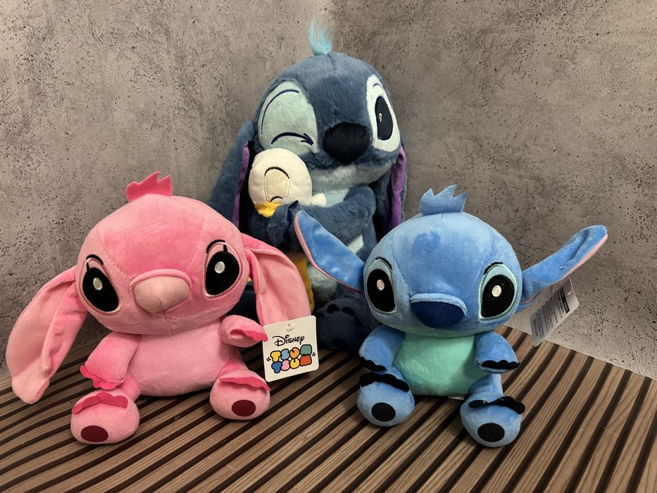 Мягкая игрушка Стич стичь и ангел / мʼяка іграшка Стіч стічь та енджел