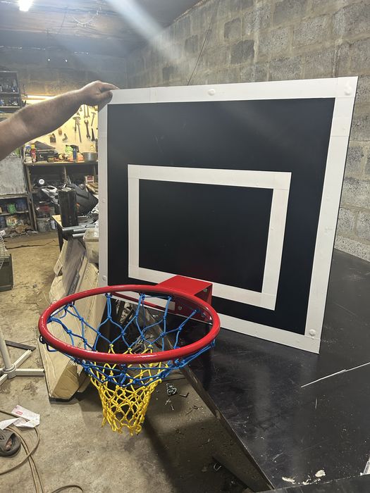 Баскетбольный щит, кольцо, сетка