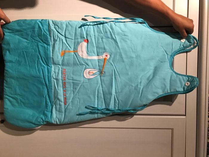 saco para bebé dormir. Cor Azul. Marca Agatha Ruiz de la Prada