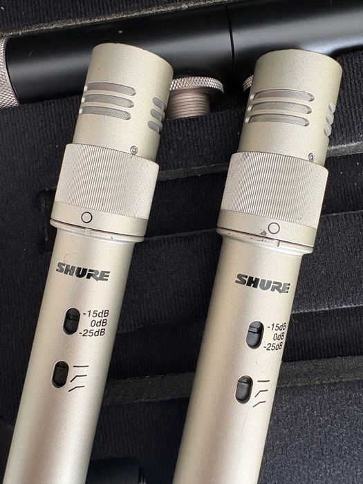 1 Par Microfones Shure KSM 141