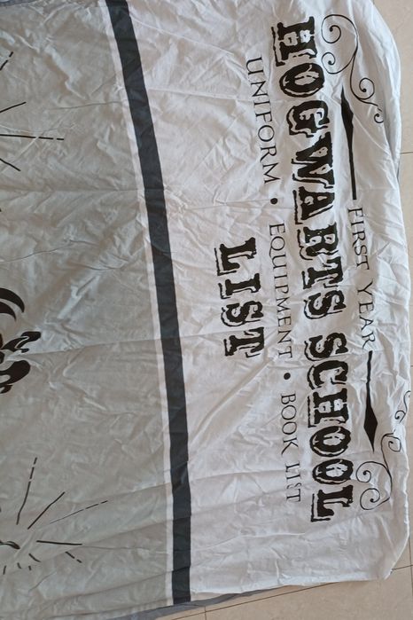 Conjunto capa de edredão Harry Potter Hogwarts novo nunca usado