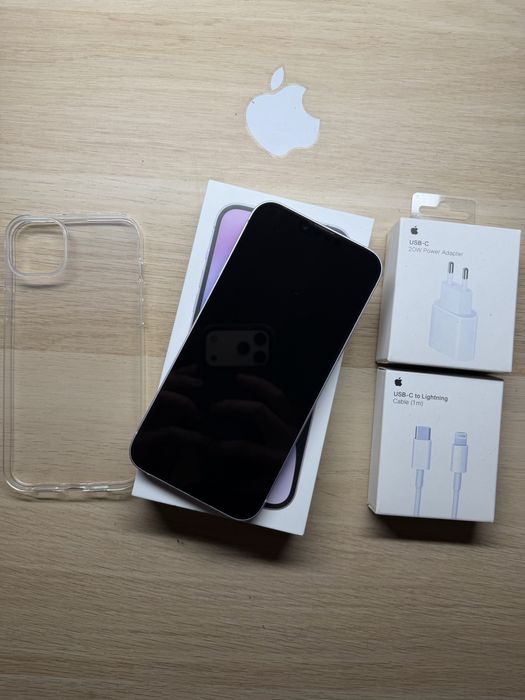 iPhone 14 plus 128gb fioletowy bateria 100% komplet