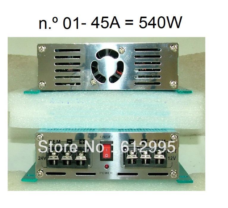 transformadores de 24v para 12v de 35 até 45Amperes
