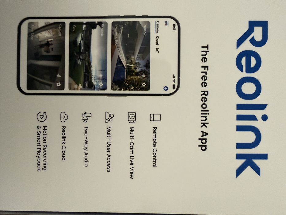 Kit Segurança 2 - Câmaras REOLINK Argus Series B420 com Painel Solar (WiFi - 3MP - Branco)