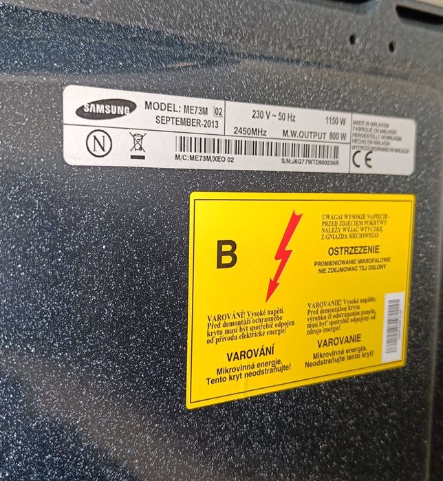 Mikrofalówka Samsung Ceramic Inside ME73M  Słupsk
