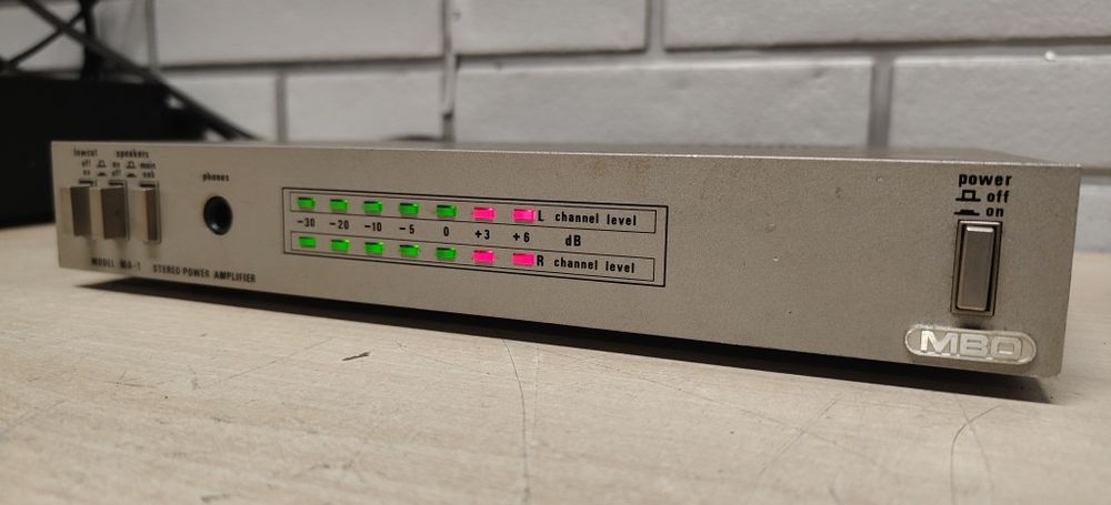 Końcówka mocy MBO MA-1. Stereo. Japan