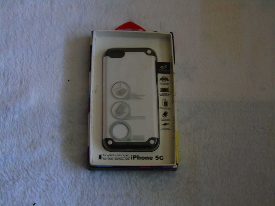 Чохол для iPhone 5C-стильний якісний шкіряний фірми ITSKINS білий колі