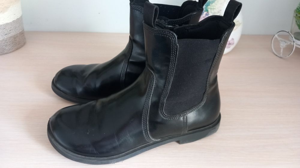 Botki czarne Zara 35