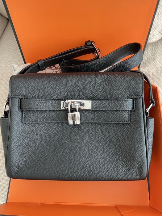 Сумка  Hermes /  Kelly Messenger   24 см в коже  togo