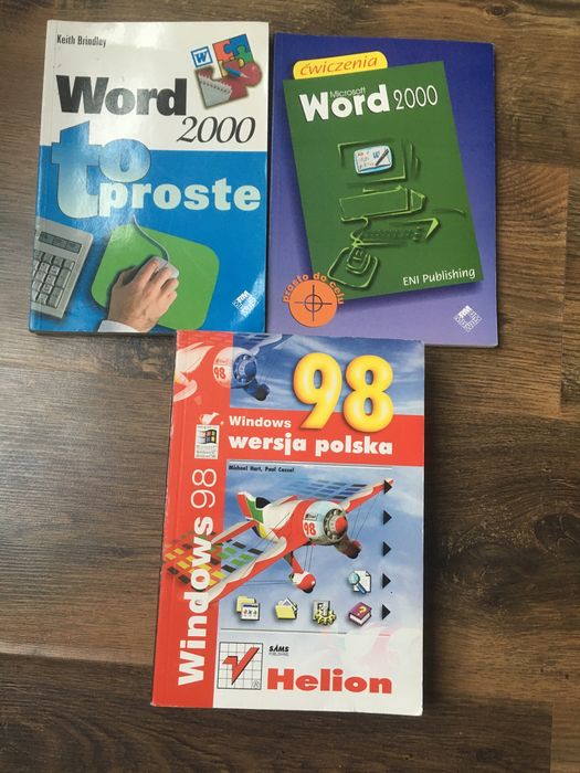 Stare książki komputerowe