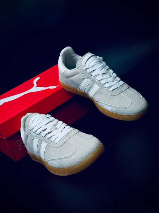 Мужские кеди Пума серые беговые кросівки чоловічі літні спортивні Puma