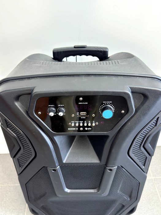 QTX Busker 15 PA - Coluna portátil com bluetooth, USB, etc