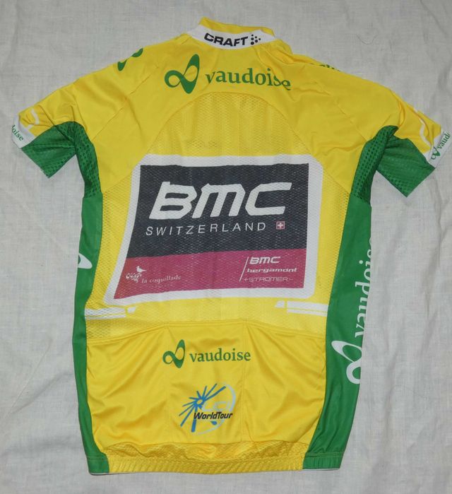 Велосипедная джерси команды Craft Vaudose Team с автографом гонщика