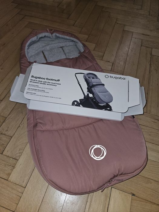Śpiworek zimowy Bugaboo donkey5 2w1 różowy