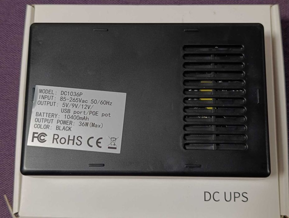 DC UPS ДБЖ ИБП для роутера DC1036P