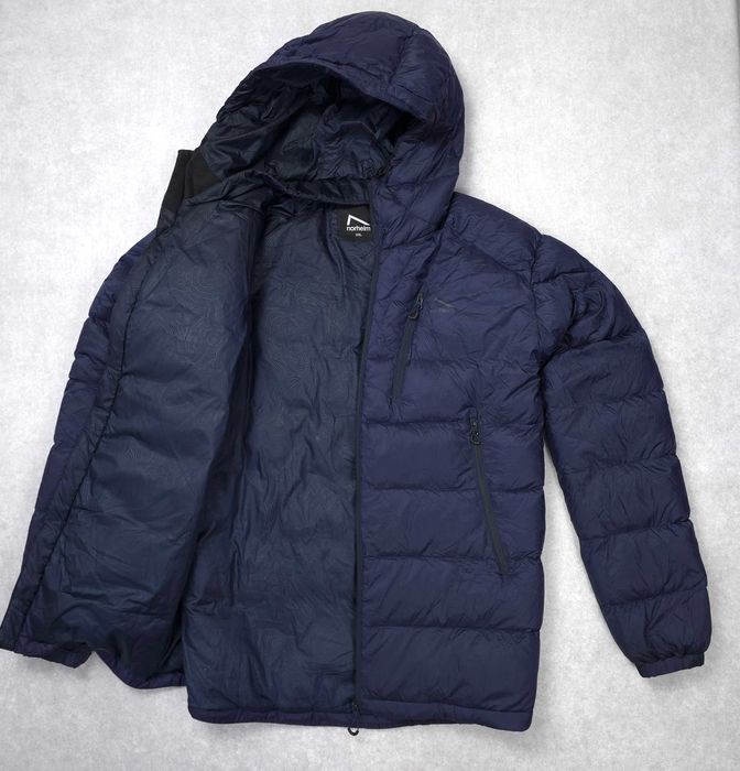 NORHEIM Down Jacket Męska Kurtka Puchowa Rozpinana Goose XXL