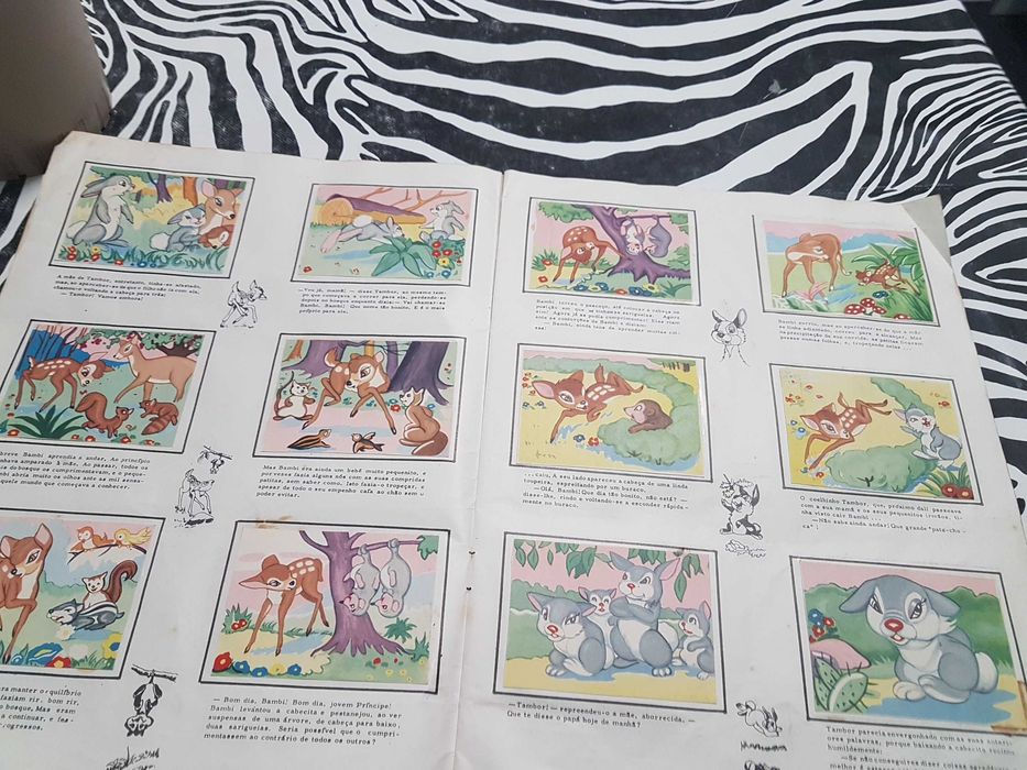 Caderneta cromos Bambi 2°edição 1969