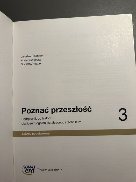 Historia poznać przeszłość klasa 3