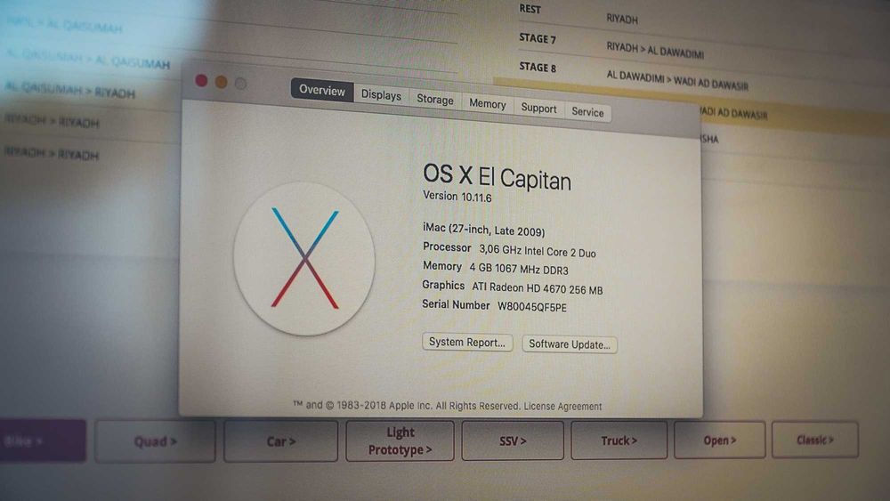 iMac 27'' - intel Core 2 Duo 3Ghz - 4GB Ram - 1TB disco