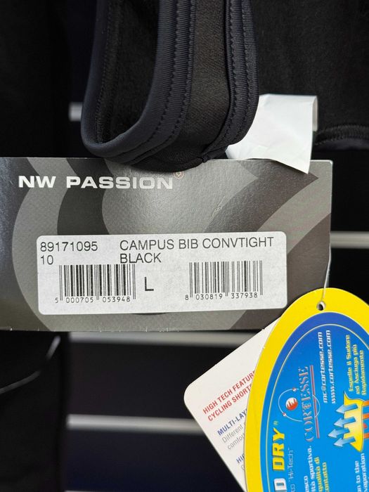 Damskie spodnie rowerowe długie na szelkach NORTHWAVE Campus BIB Nowe L