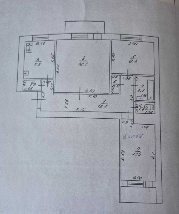 ПРОДАМ 3-кімнатну КВАРТИРУ В районІ 11-Ї ШКОЛИ