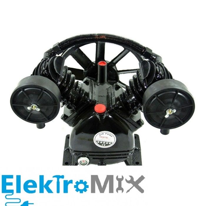 Sprężarka pompa powietrza kompresor 2 Tłoki 65mm 400l/min V2065