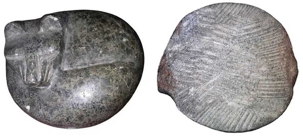 Esculturas em pedra e barro