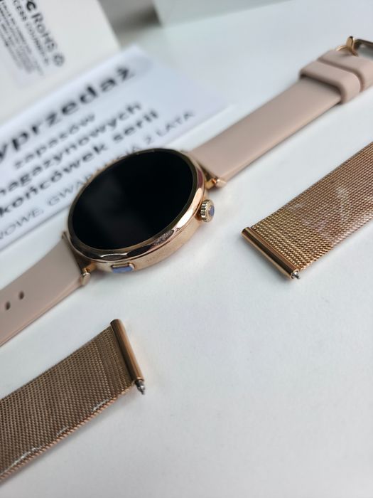 Smartwatch Damski, nowy, pełny komplet. Wyprzedaż magazynu