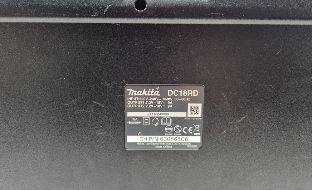 Ładowarka podwójna MAKITA DC18RD, Komis Jasło Czackiego