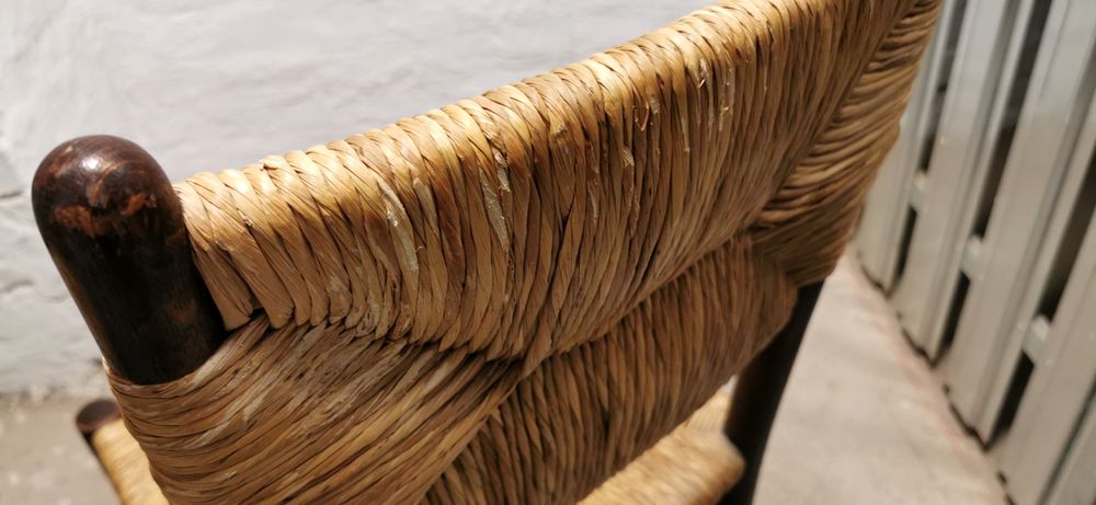 Krzesła insp.Bauche nr 19, proj. Charlotte Perriand, Francja 60'