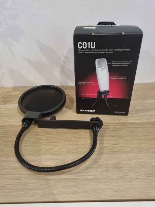 Samson C01U USB Studio Condenser Microphone + Pop Filter64553101531779124