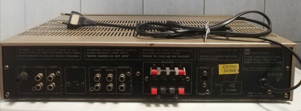 Dual CV 1260 Integratet Stereo Amplifier