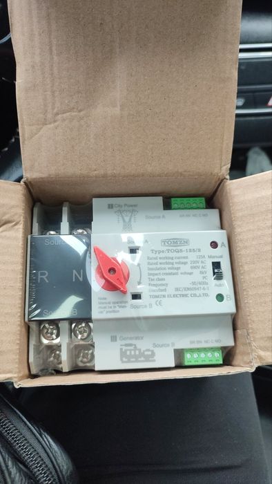 АВР, Автоматичний перемикач , АВР, 40-125А,  2Р, 4Р, Гарантія!